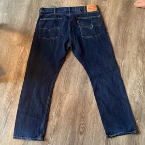 Men’s Levi’s 513 Slim Straight Stretch Jeans 👖 Dark Wash W38 L30.